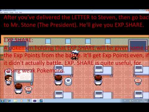 how to get xp share on pokemon ruby