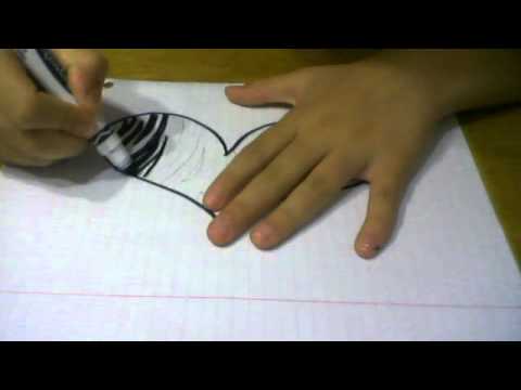 how to draw easy zebra print