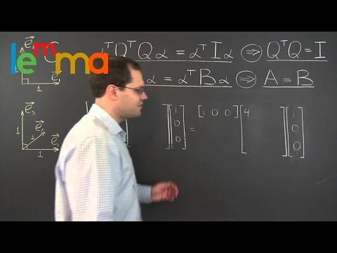 how to prove orthogonal matrix