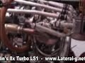 Chevy V8 with 8 Turbos
