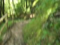 Lungo il sentero che dal villaggio Tonokov Grad porta al ponte di corde sull'Isonzo.MAI più con la bicicletta! Un minifilmato ripreso (con la macchina fotografica digitale) domenica 8 luglio 2007, facente parte di una serie di video della gita il cui resoconto si può leggere su http://ferrimarco.blogspot.com