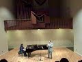 Dr. Joe at the YMC Faculty Showcase Recital Dr. Joe at the YMC Faculty Showcase Recital