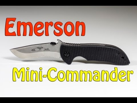 Emerson - The Mini-Commander is a great EDC knife from Emerson's Commander line of knives.