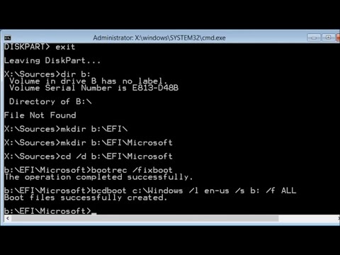 how to recover efi partition