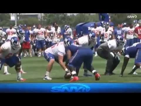 Video: New York Giants Camp Report: The O-Line