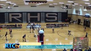 Rochester High School Volleyball vs Northwood