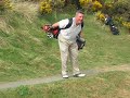Funny Golfer in Trouble - Lundin Golf Club, Scotland Funny Golfer in Trouble - Lundin Golf Club, Scotland