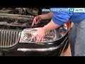 How To Replace A Headlight Bulb (lincoln)