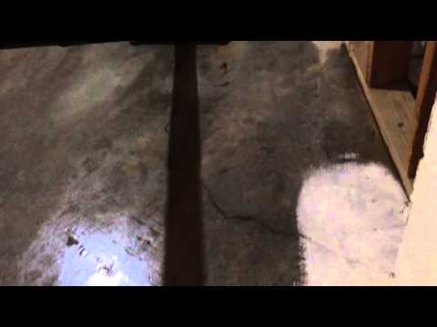 how to clean up a water leak