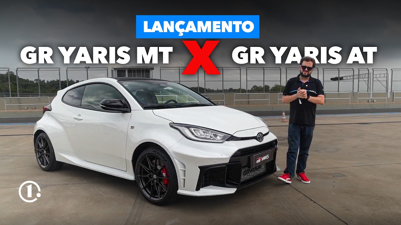 NOVO TOYOTA GR YARIS: melhor o manual ou automático? VEJA O TESTE DOS DOIS NA PISTA!