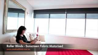 Motorised Roller Blinds with Pelmets Ballina