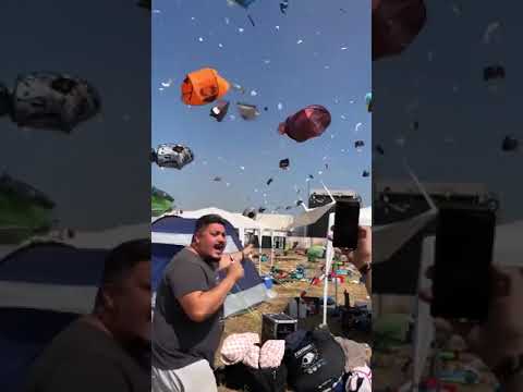 TORNADO NA POLU NAMIOTOWYM W NIEMCZECH