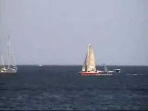 speed on a catamaran (Bay of Biscay)