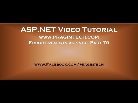 how to set error page in asp.net