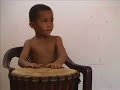 4 Year Old Plays Djembe Again... 4 Year Old Plays Djembe Again...