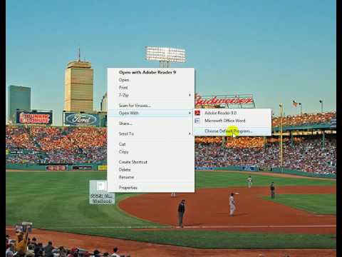 how to set adobe reader x as default