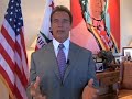 Congratulations from Governor Arnold Schwarzenegger
