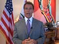 Congratulations from Governor Arnold Schwarzenegger