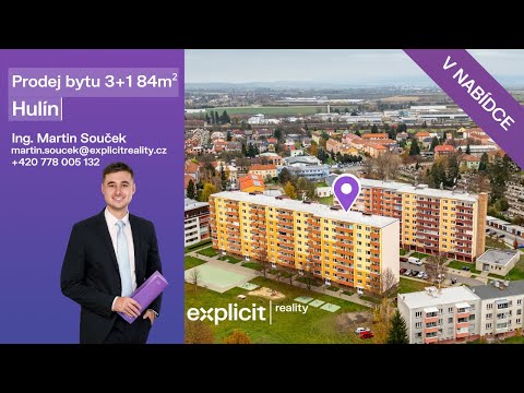 Video Prodej bytu 3+1 79m² - Hulín