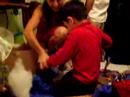 Clark Gomez Opening Christmas Presents Miami