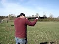 Cocking a Mossberg 590 in a rather unique way