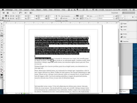 how to adjust leading in indesign