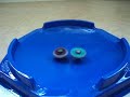 Click here to watch this video Beyblade: Rock Scorpio T125JB VS Ray Striker D125CS
