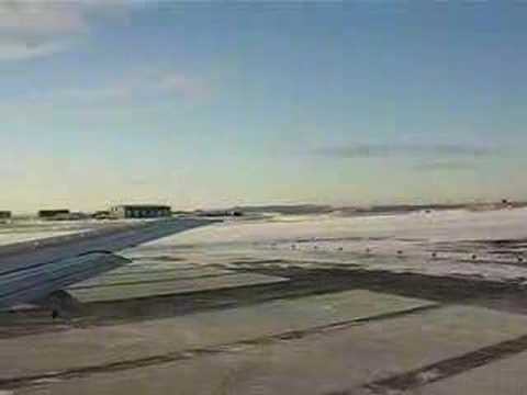 Plane Taking Off from Barrow Alaska