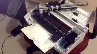 Papel atolado resolvido com limpeza preventiva impressora HP J3600. MR Manutenção.