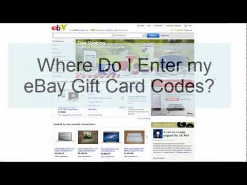 how to use a visa gift card on ebay