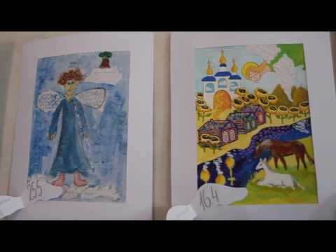 Выставка рисунков спецпроекта "Детский календарь "Ангелы Мира" в Савойском замке в Чехии