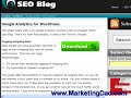 Google Analytics for Wordpress Blog