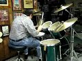 John Tabacco playing drums for no particular reason