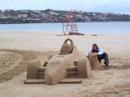 F1 Sand  sculpture 2008