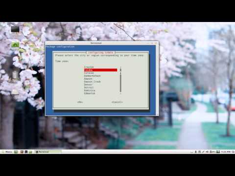 how to set time in linux