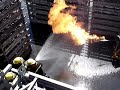 Simulado de emergência com gás GLP
