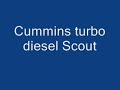 4 BT Cummins Scout Smoking tires