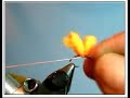 Tying the Glo Bug yarn egg