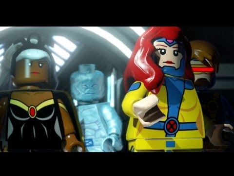 LEGO Marvel Super Heroes 100% Walkthrough Part 8 - Juggernauts and Crosses (Juggernaut Boss Fight)
