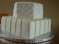 Wilton Course3 Tiered Wedding Cake My 4th Fondant