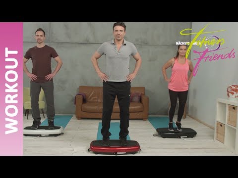 Vibrationsplatte Slim - Workout (2) II Fitness Friends