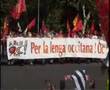 Manifestacion per Occitània a Carcassona
