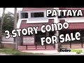 Pattaya - 3 Story Townhouse for sale in Pratamnak Hill