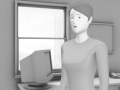 Check out www.xtranormal.com to make your own animation like this. It's easy and you can upload direct to YouTube.