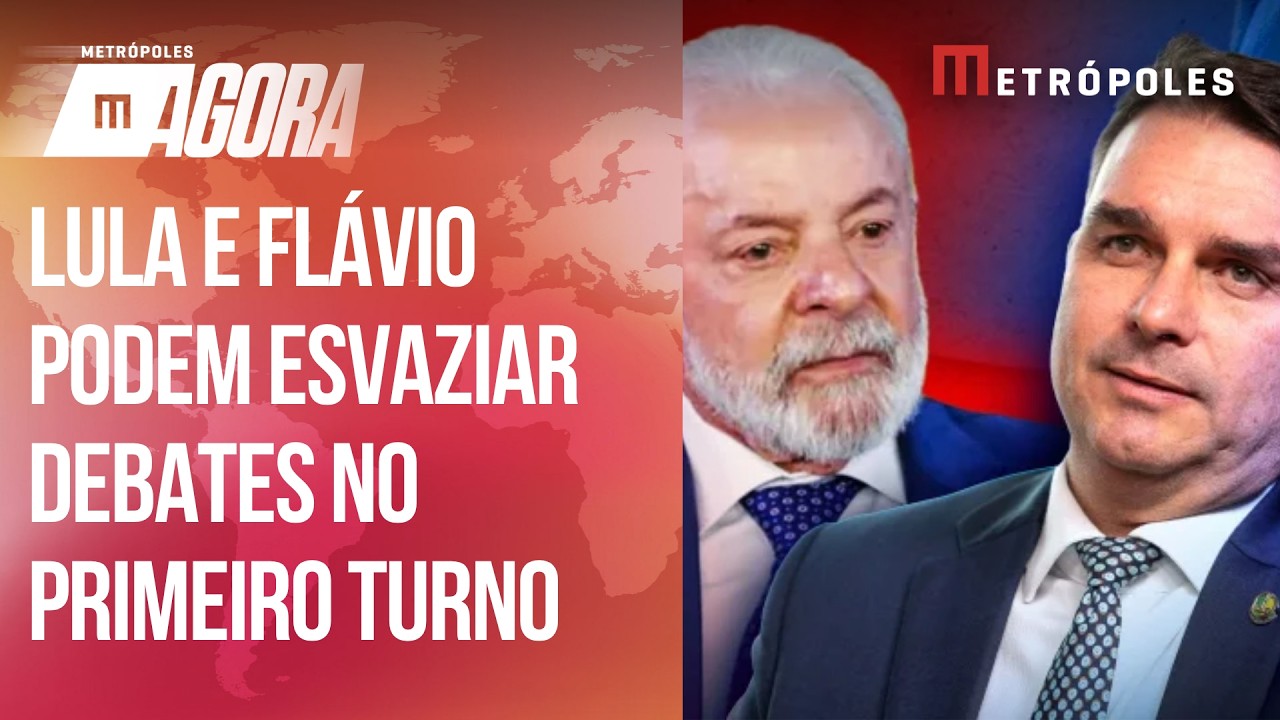 Flávio Bolsonaro não quer ir a debates sem Lula, só com Renan e Caiado