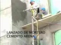 Lanzado de mortero en fachada a 7 niveles PFT México 
