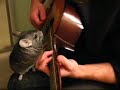 loki gets a bit closer to playing the guitar
