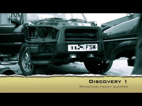 Land Rover  Discovery Front Bumper – How To Remove