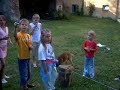 Konec školního roku na faře Jirkov 2008