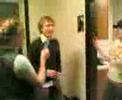 in the middle of conversation, she again busts out the jane fonda.  too excellent.
